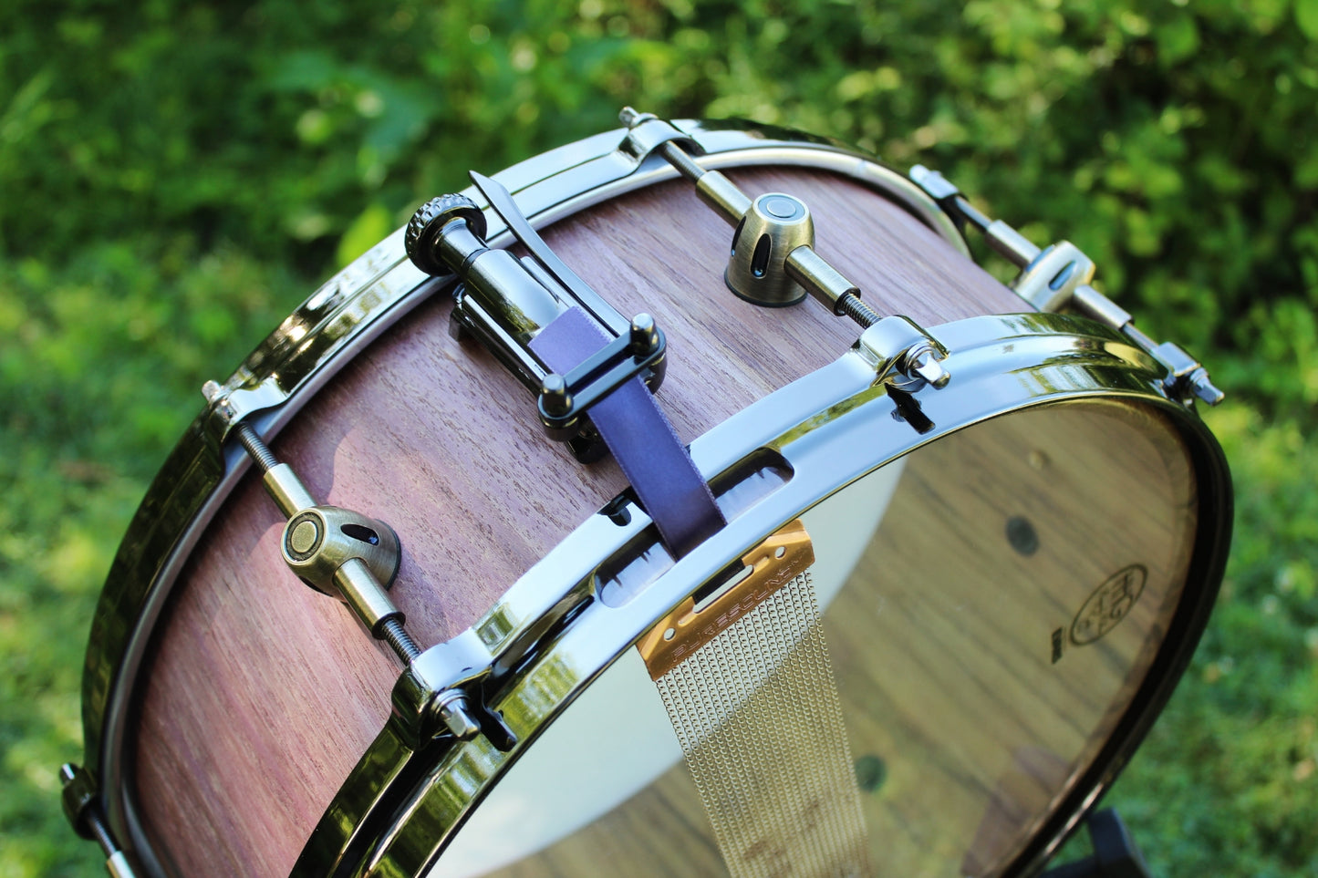 HHG Drums 14x5.5 Acacia Stave 2019 Blueberry Satin Oil