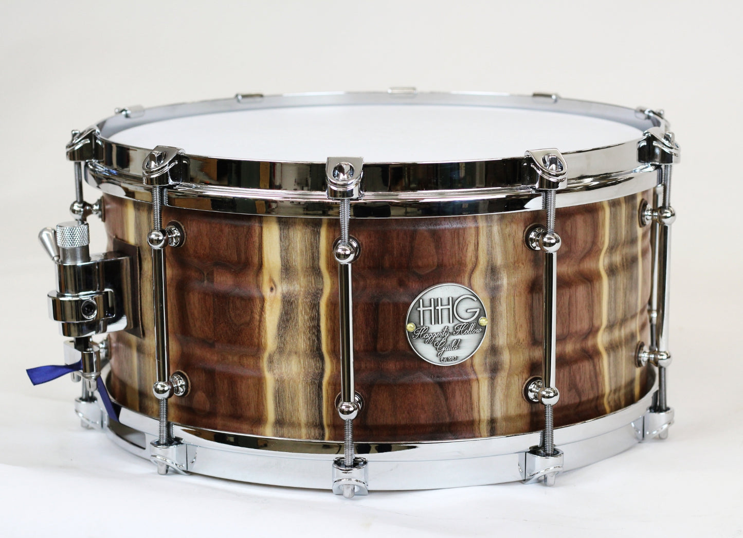 HHG Drums 13x7 Walnut Stave Snare 2019 Satin Oil