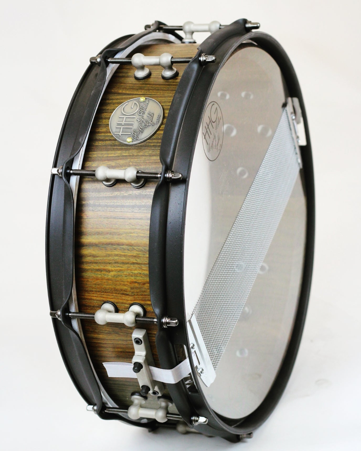 HHG Drums 14x4.5 Lignum Vitae Stave Snare, Satin Oil