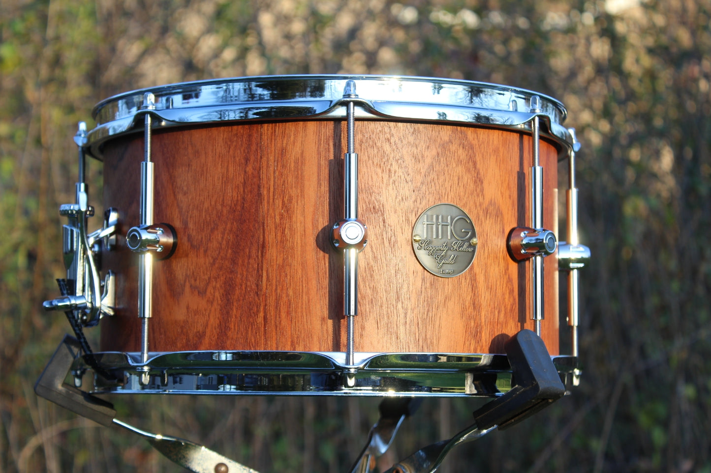 HHG Drums 13x7 Mahogany Stave 2019 Natural Satin Oil
