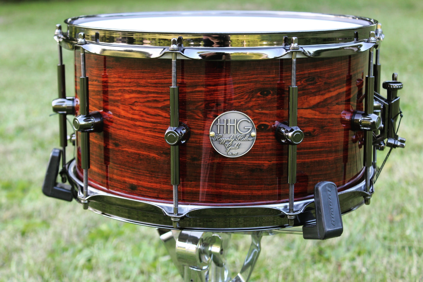 HHG Drums 14x7.5 Cocobolo Heritage Series Snare High Gloss Lacquer