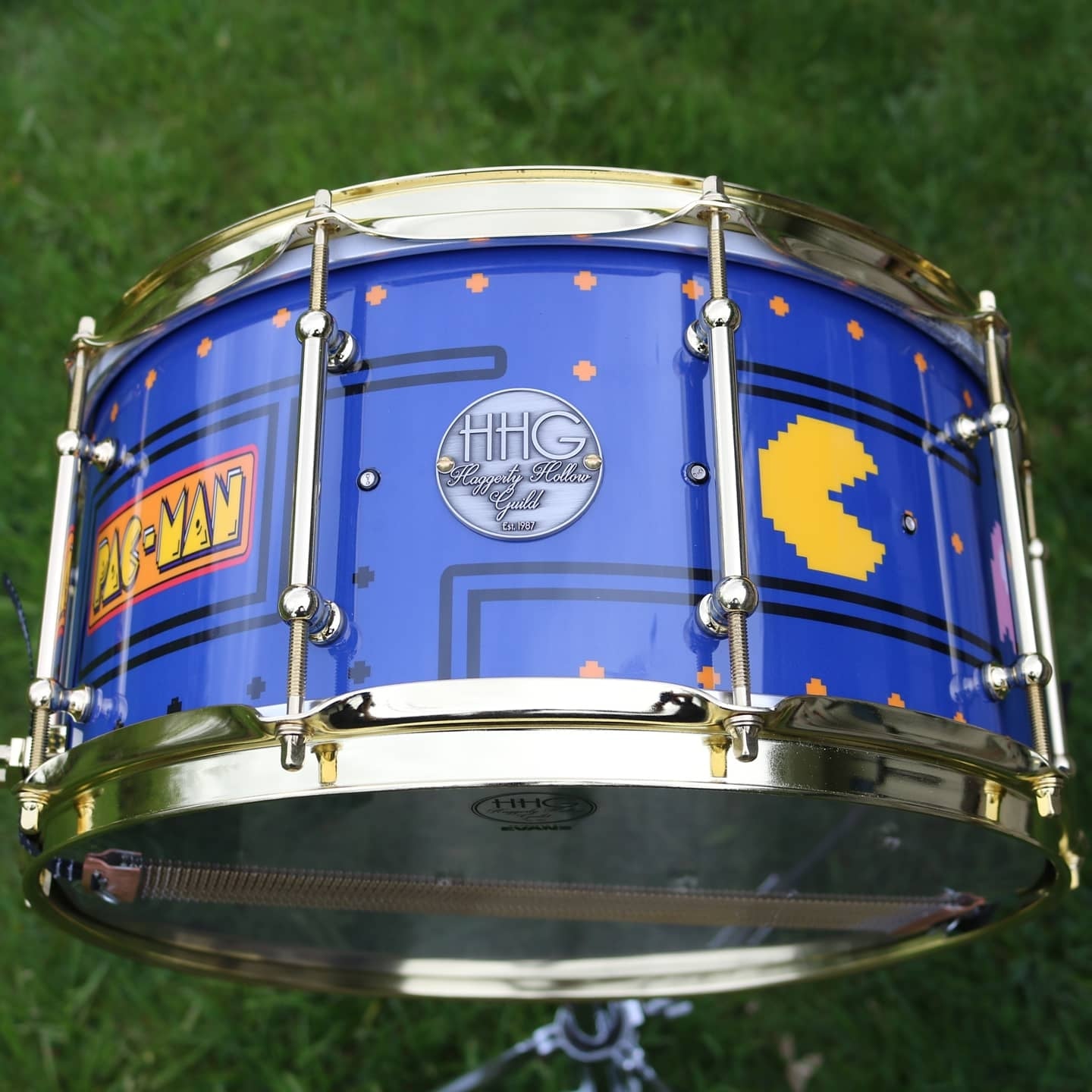 HHG drums 14x7 PACMAN Snare 2021 With Gold Hardware