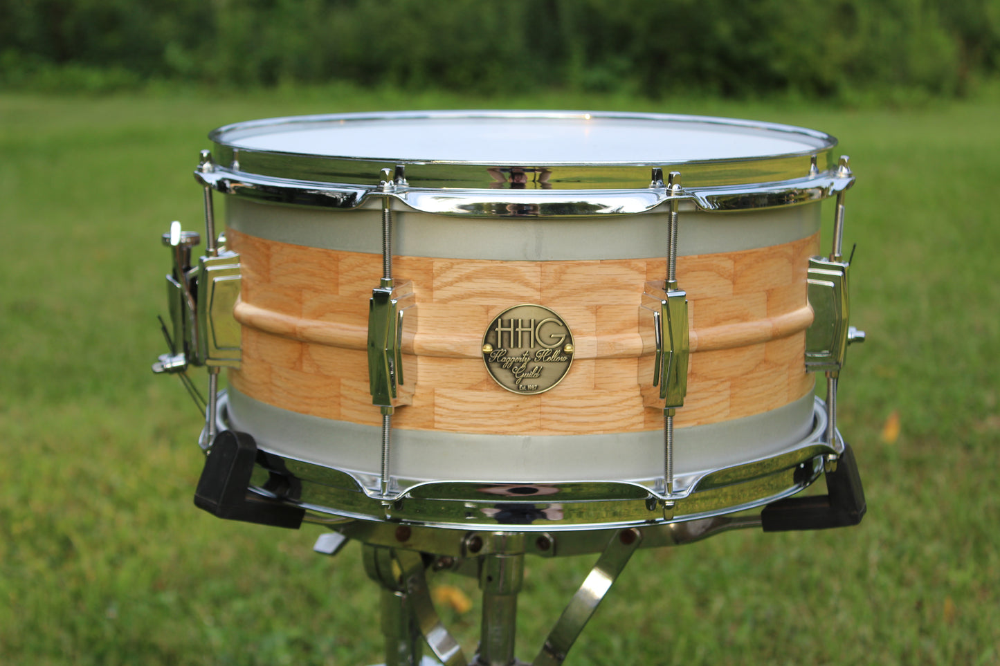 Oak and Aluminum Hybrid Snare Drum