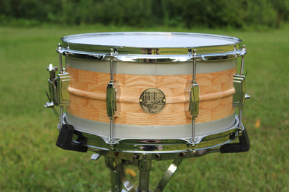 Oak and Aluminum Hybrid Snare Drum