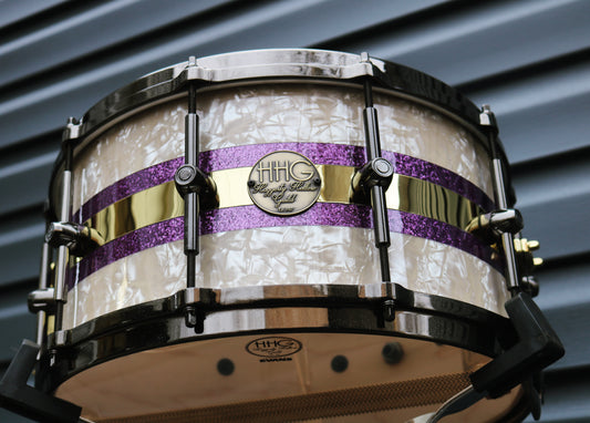 HHG Drums  14x7 Purple Prince Maple Snare 2022