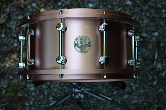 HHG Drums  14x7 Cast Copper Snare (Finished Drum With Your Choice Of Hardware) 2021