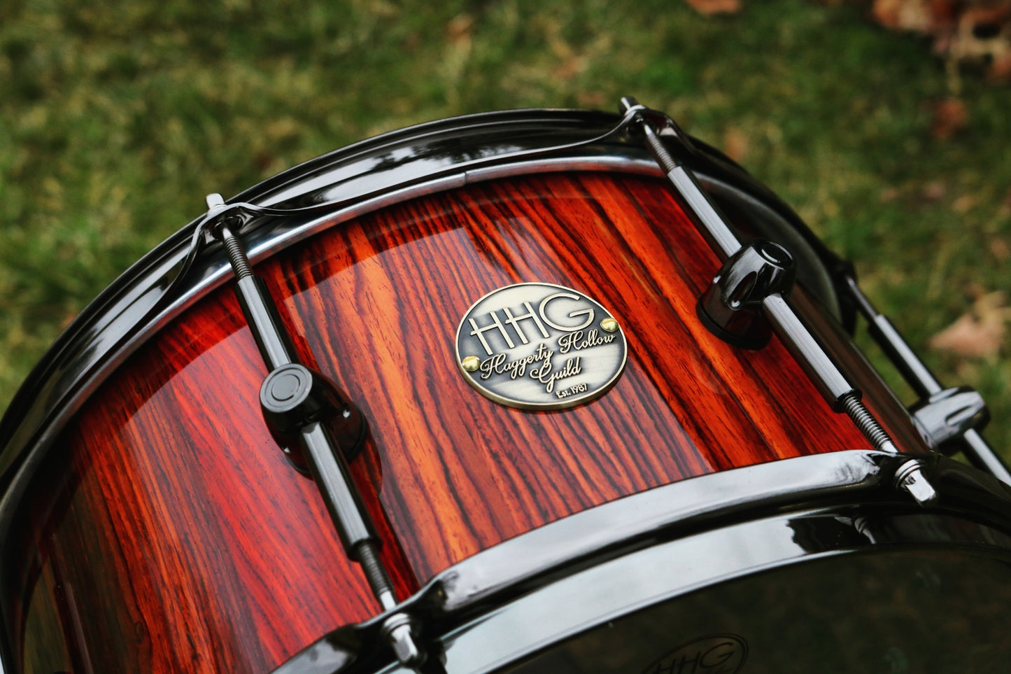 HHG drums  13x7 Cocobolo Stave 2020 Natural High Gloss