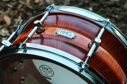 HHG Drums  14x7 Ultra Contour Stave Shell California Redwood (This Shell Completed With Your Choice Of Hardware) 2021 Smooth Satin Lacquer