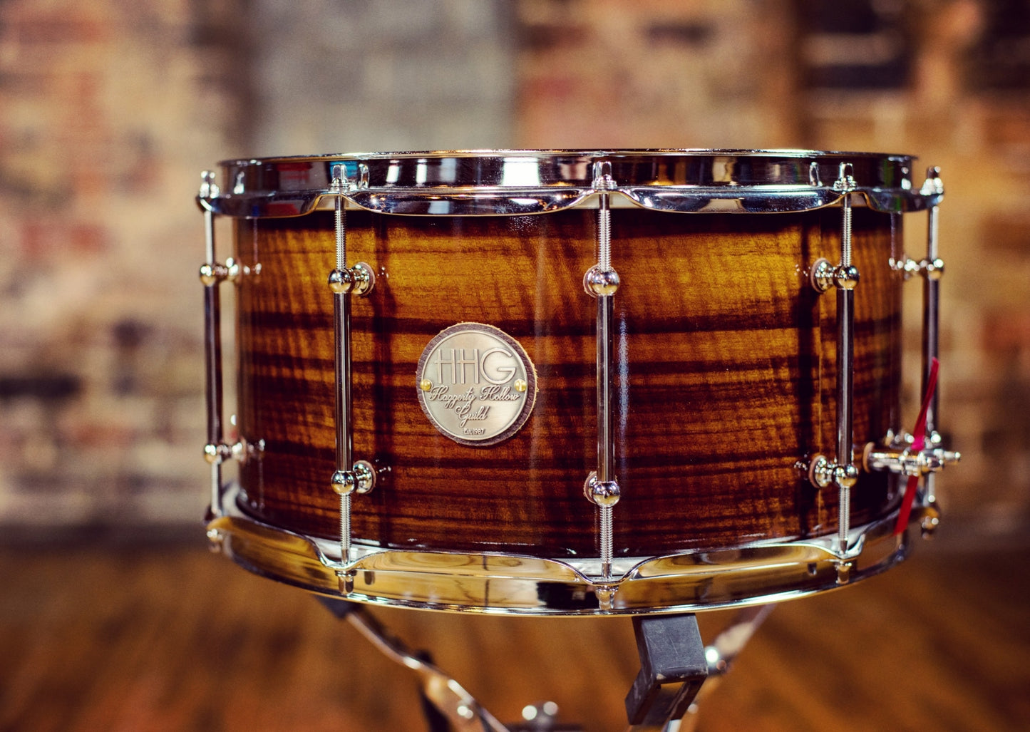 HHG Drums 14x7 Etimoe, Cedar, And Maple Snare, Semi Gloss Lacquer