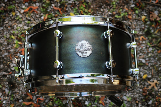 HHG Drums  14x7 Carbon Steel 2021 Satin Rainbow Patina