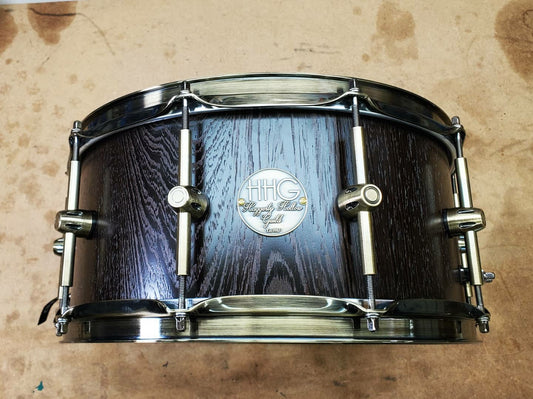 HHG drums  14x7 Wenge Stave With Bronze Hardware  2020 Natural Satin Lacquer