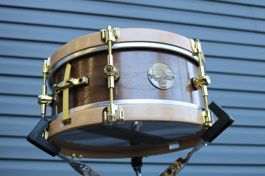 HHG Drums 12x5 Pennsylvania Walnut snare drum with maple hoops 2023 - Satin Natural Lacquer