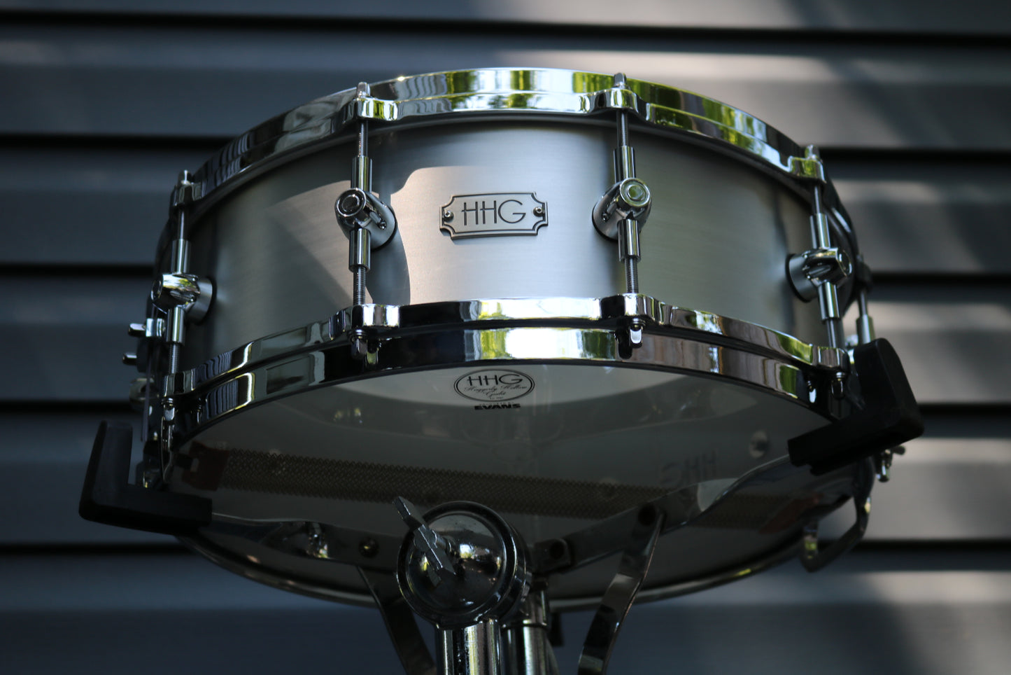 HHG Drums 14x5.5 - 3mm Thick Aluminum Snare 2022 Industrial Satin