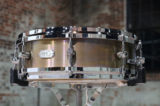 HHG Drums World's heaviest cast bronze  snare drum 1" THICK SHELL! 2023