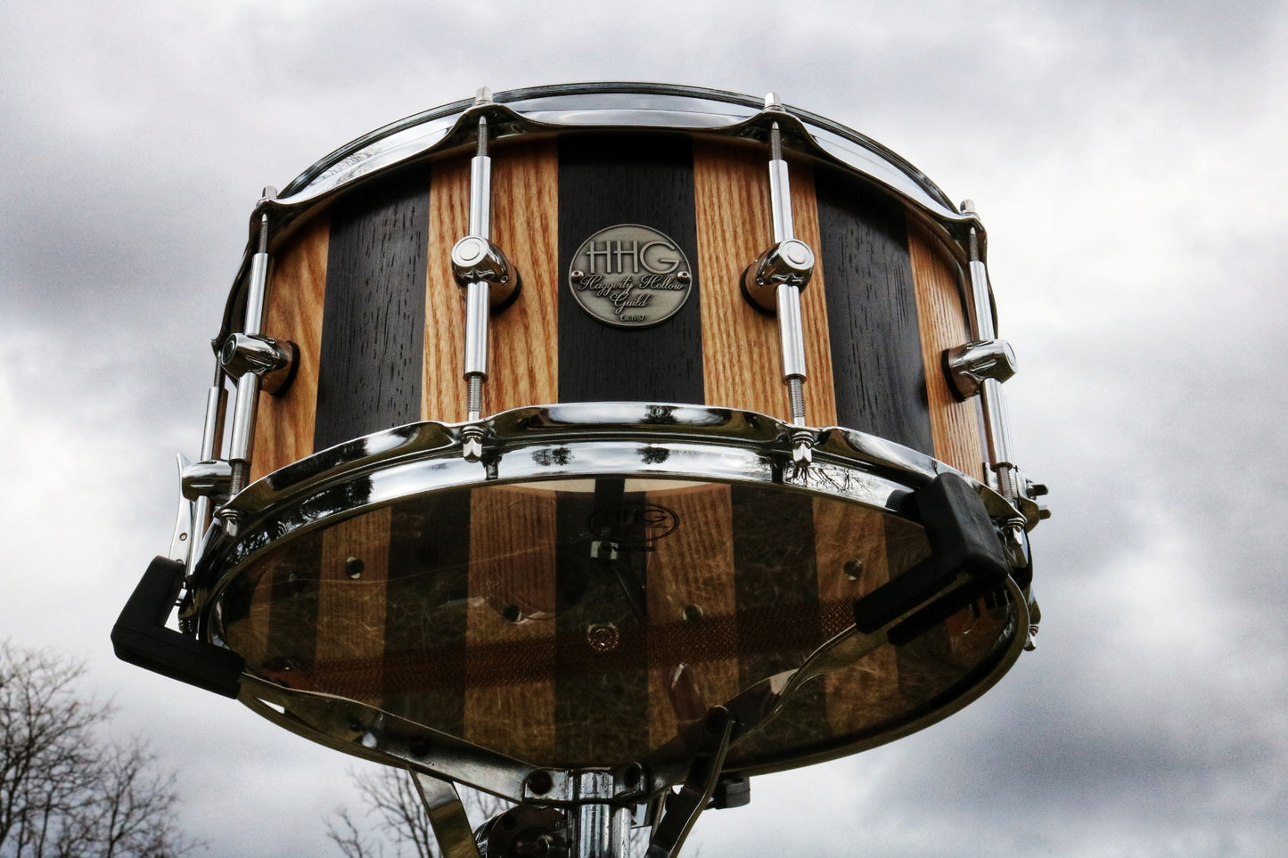 HHG drums  14x7 Wenge And Ash Stave  2020 Natural Satin