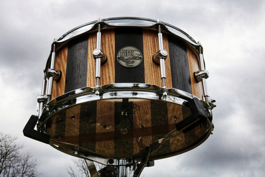 HHG drums  14x7 Wenge And Ash Stave  2020 Natural Satin