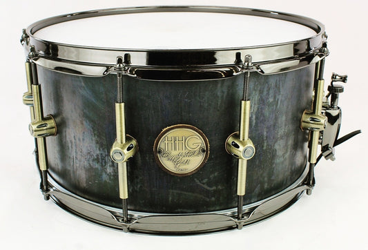 HHG Drums  14x7 Raw Steel, Oxide Patina